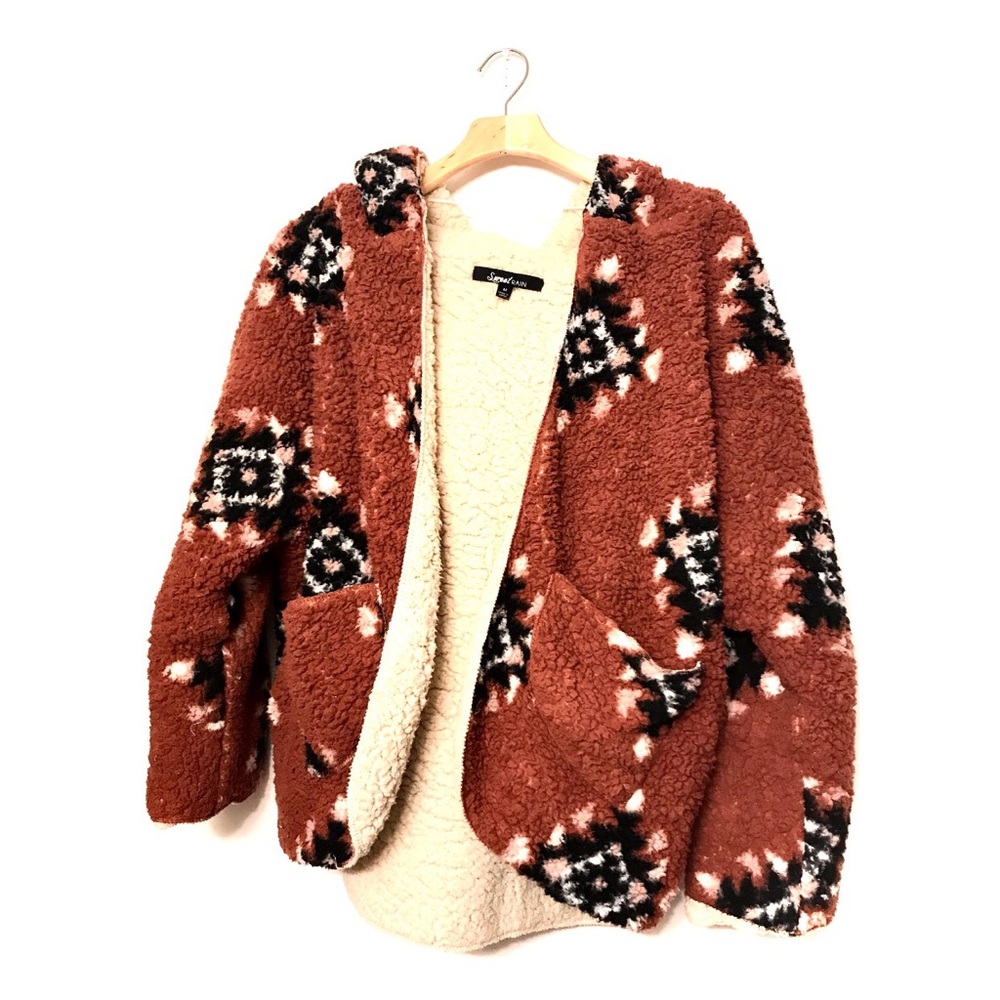 Sweet Rain Western Shearling Soft Jacket J36886